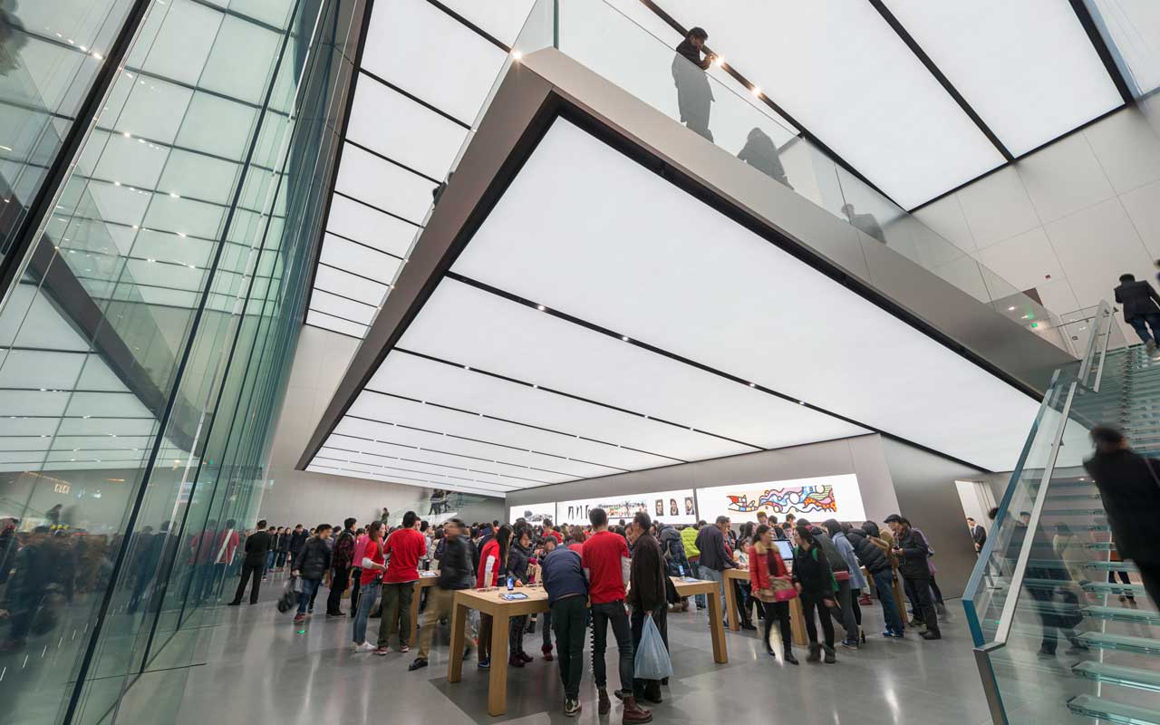 Apple store Cina interni