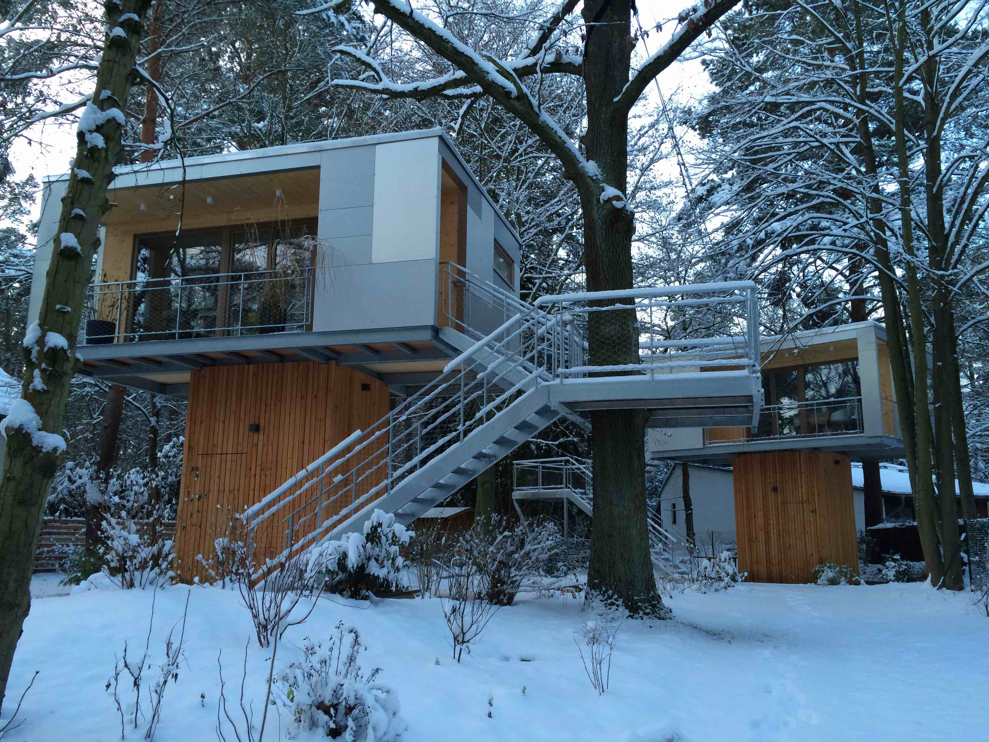 Urban Treehouse in inverno
