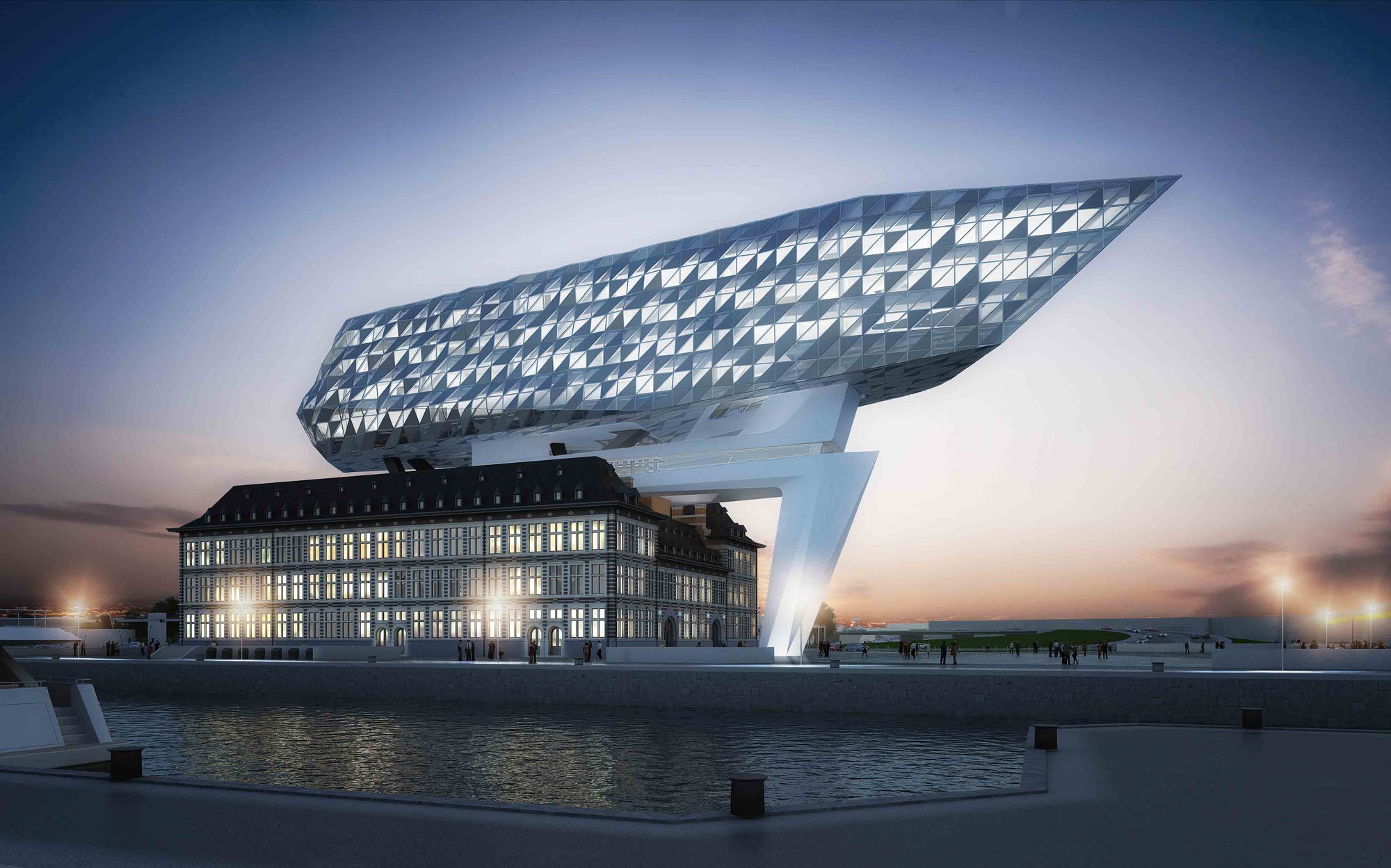 Infrastrutture il nuovo port house di anversa for Programmi 3d architettura