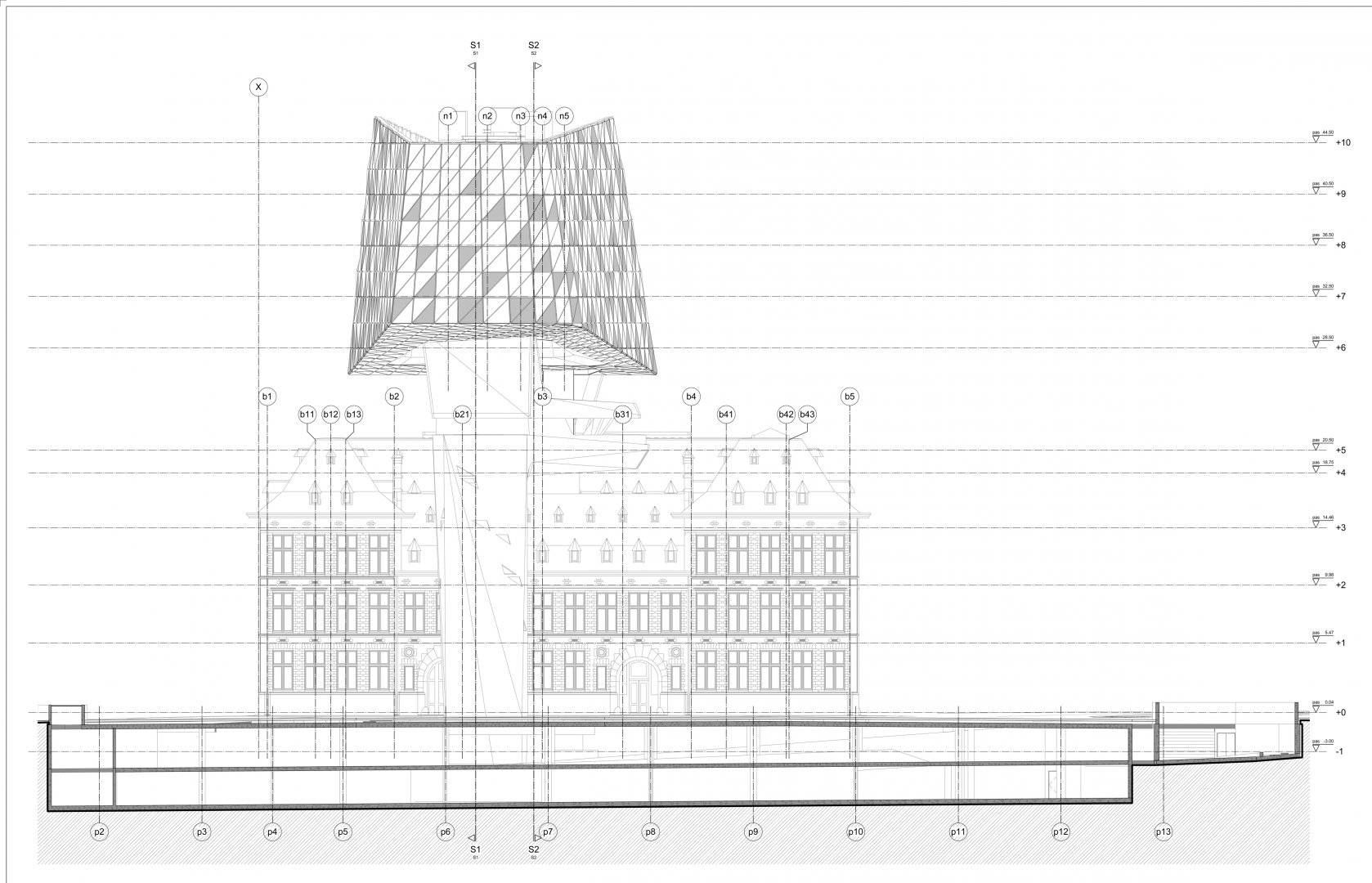 Port House di Anversa Zaha Hadid Architects  prospetto