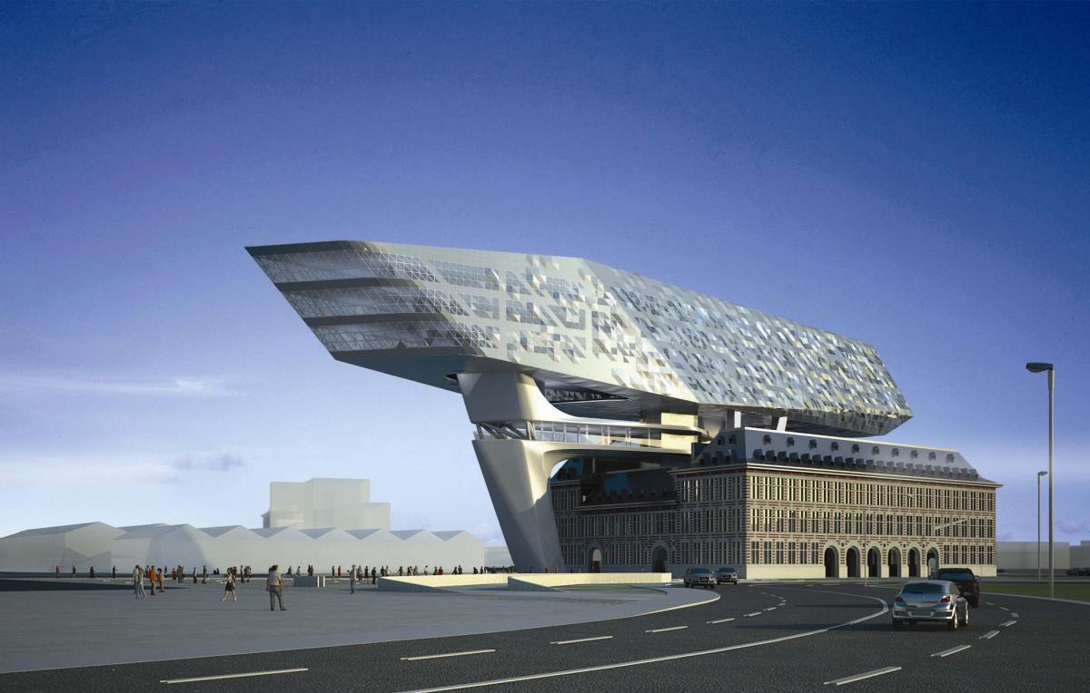 Port House di Anversa Zaha Hadid Architects render