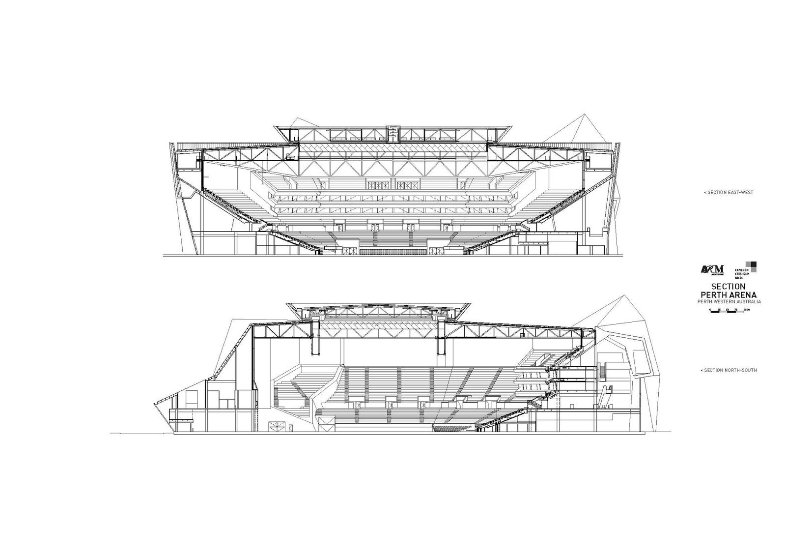Perth Arena  sezione