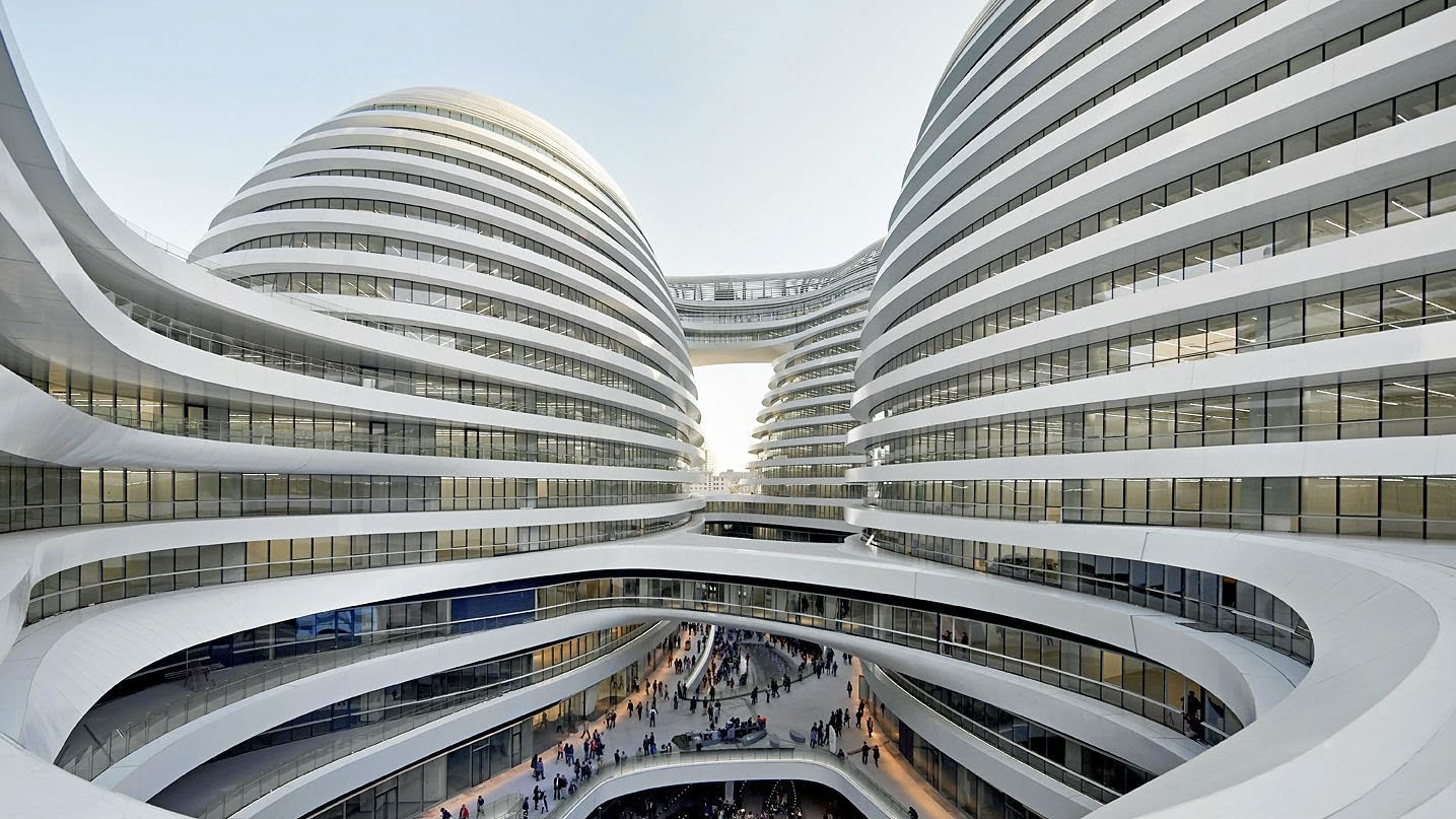 Zaha Hadid Architects Wangjing Soho Beijing interno