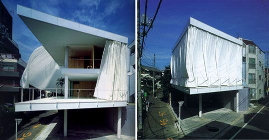 Shigeru Ban Curtain Wall House