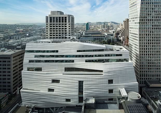MOMA Museum Of Modern Art di San Francisco Mario Botta e Snøhetta esterno