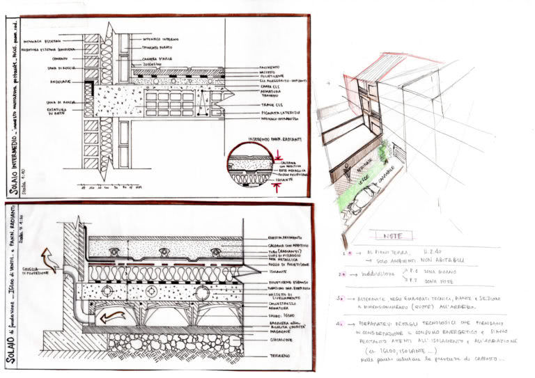 Esame di Stato Architetto edificio a schiera