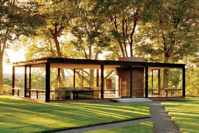 Glass House a New Canaan