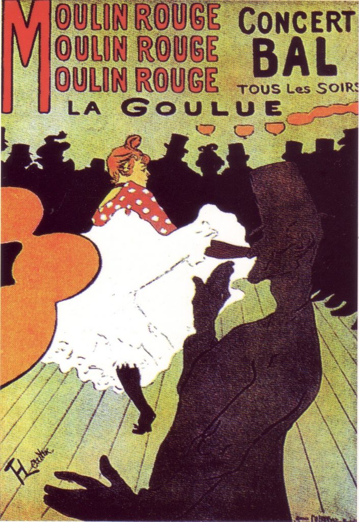 pullicità Moulin rouge La Goulue