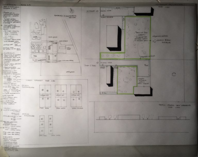 Esame di Stato Architetto case a schiera e in linea