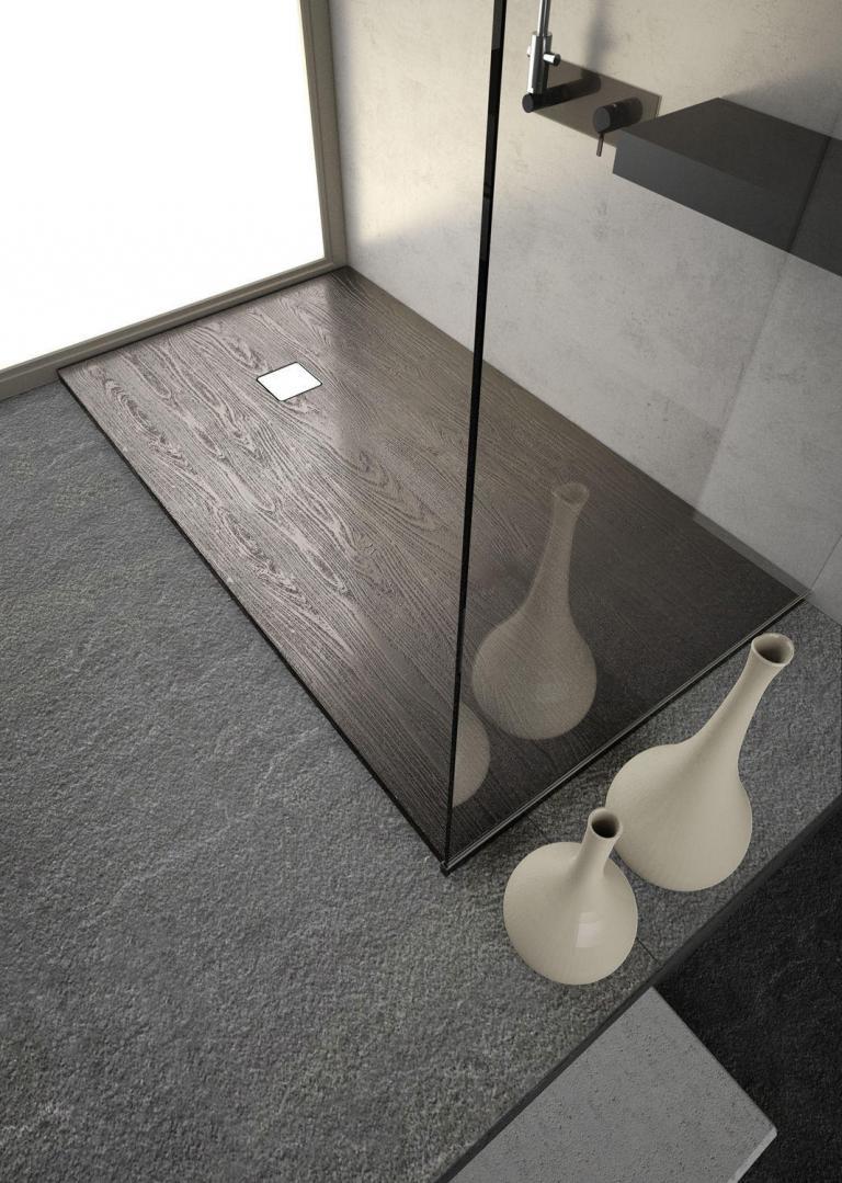 Piatto doccia effetto legno