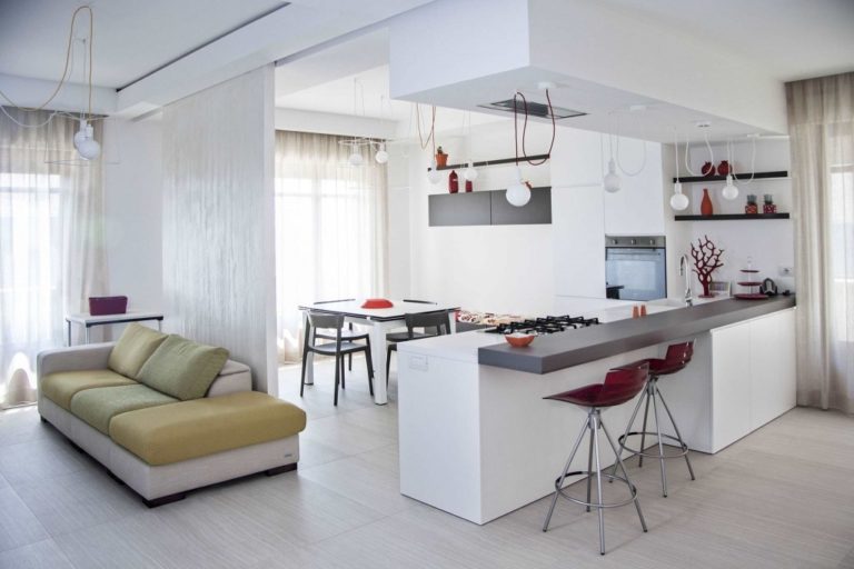 Zona Living: Significato, con cucina a vista e Arredamenti