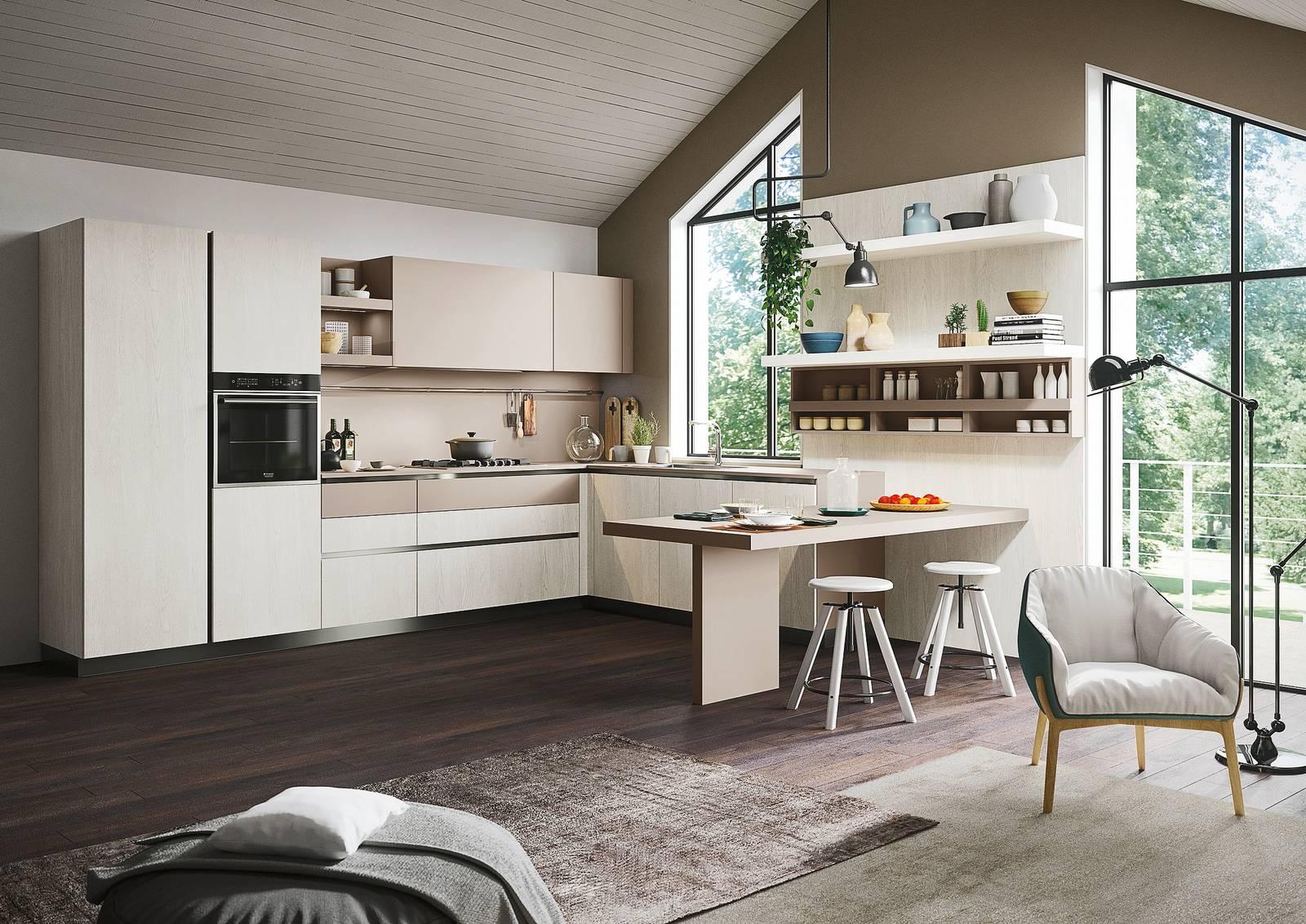 Open Space: significato, moderni, cucina soggiorno e piccolo