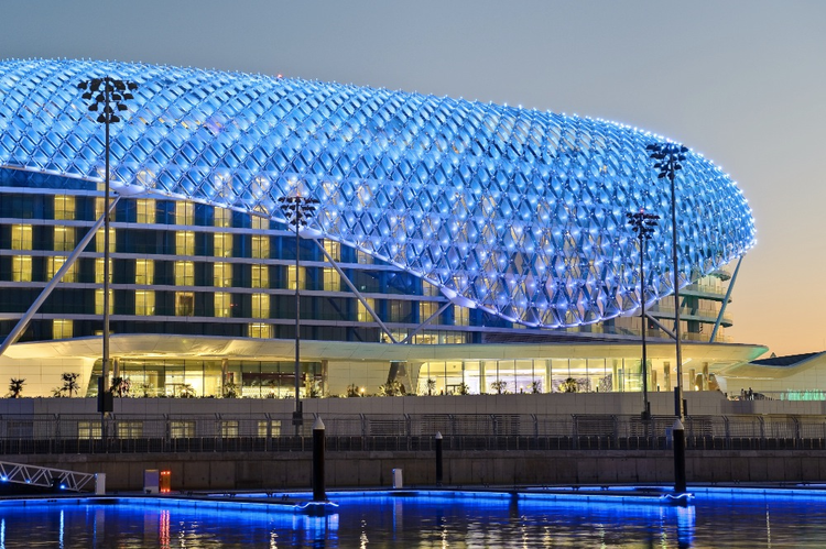 The Yas Hotel-Abu Dhabi - Asymptote Architecture