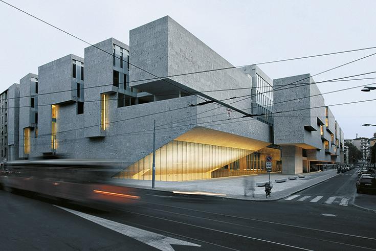 Nuovo edificio dell'Università Bocconi a Milano Grafton architetti famosi