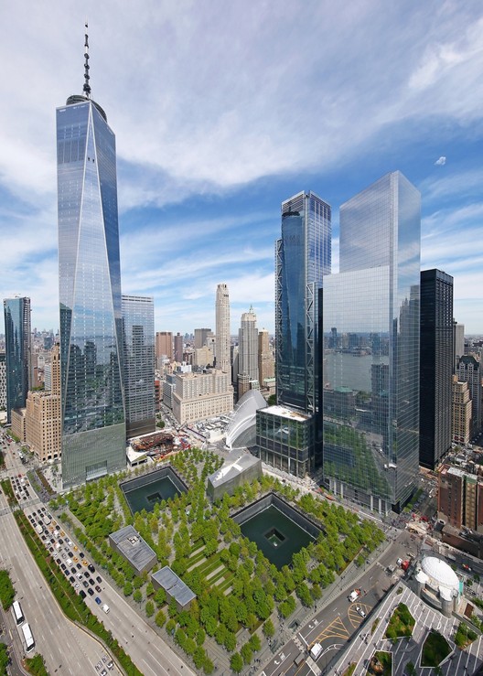 Masterplan del World Trade Center fatto dallo studio dellarchitetto Daniel Libeskin