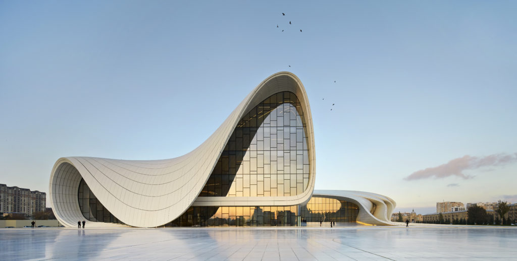 Nuovo centro culturale a Baku Zaha Hadid architetti famosi