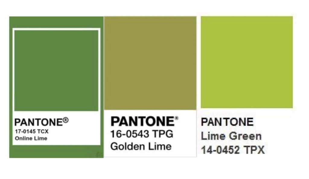 verde lime pantone