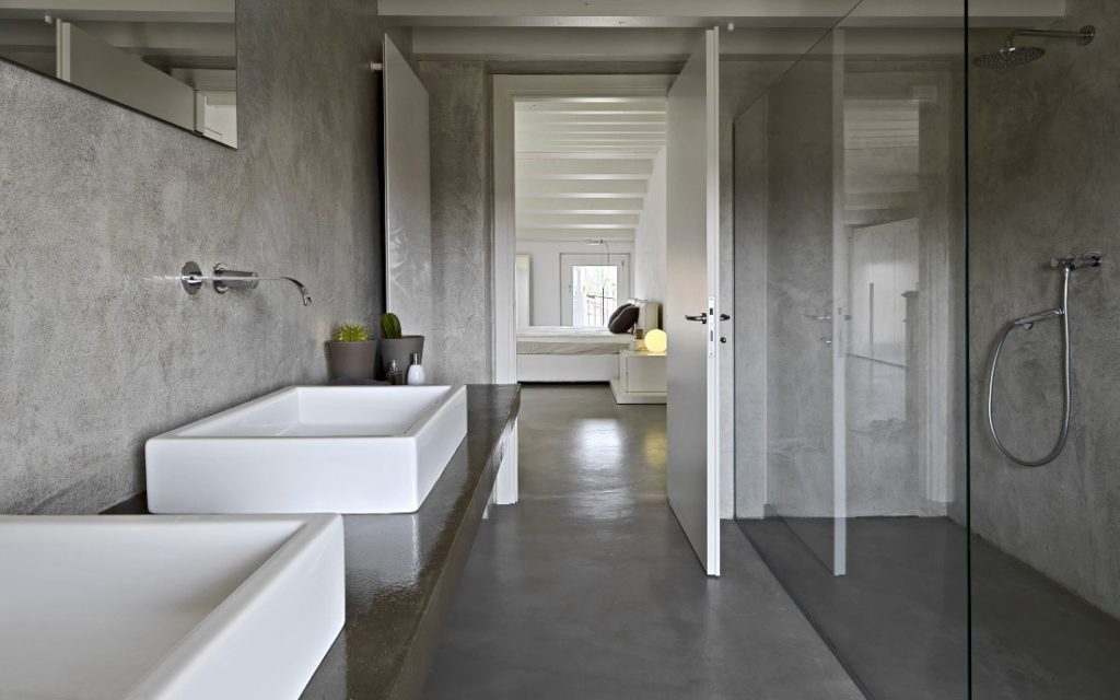 bagno in resina