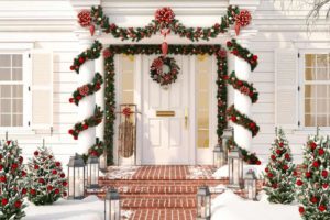 decorazioni natale giardino