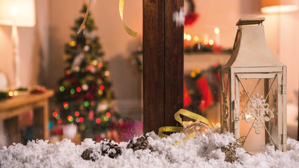 lanterna natale giardino