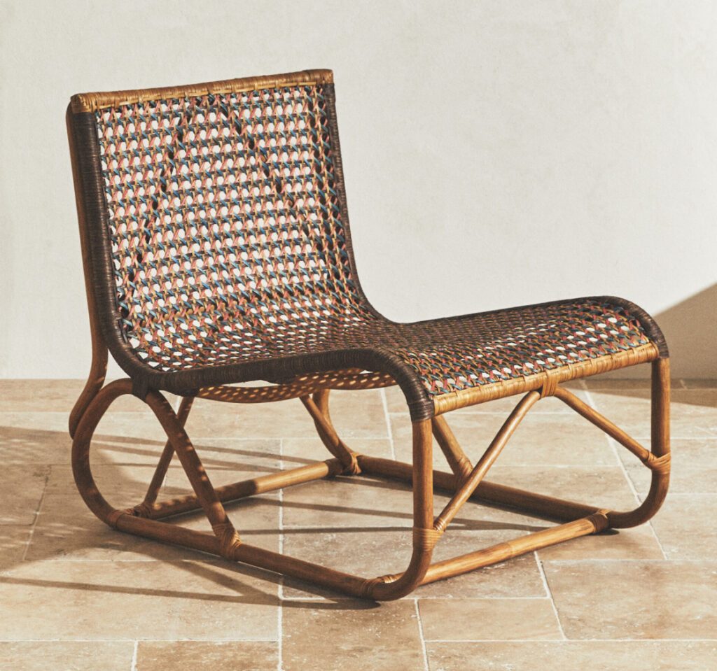 Poltrona in rattan