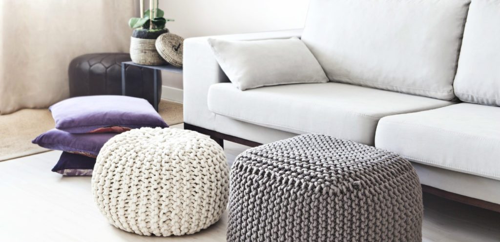 arredare casa con i pouf