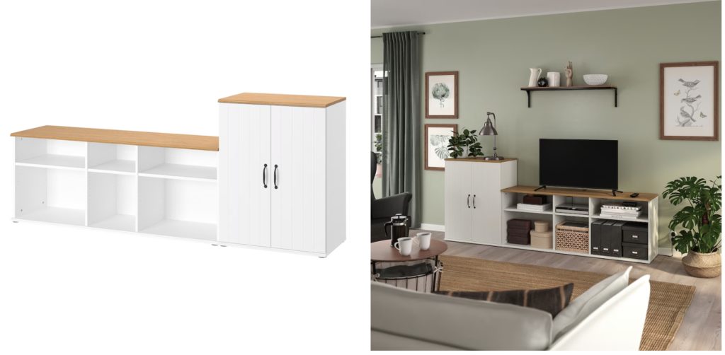 parete attrezzata ikea classica