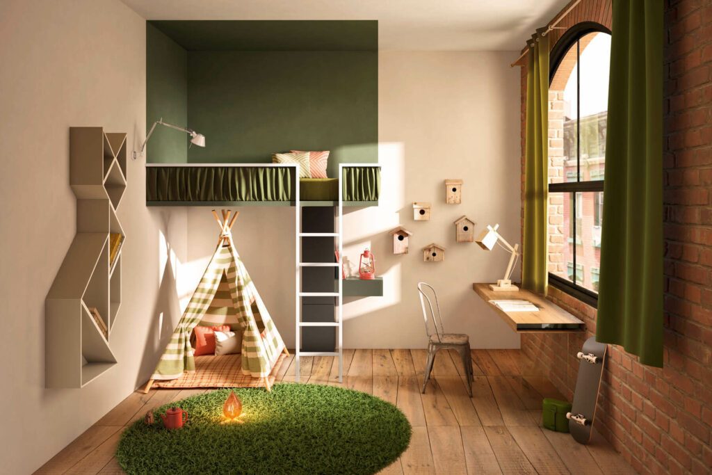 letto a soppalco bambini