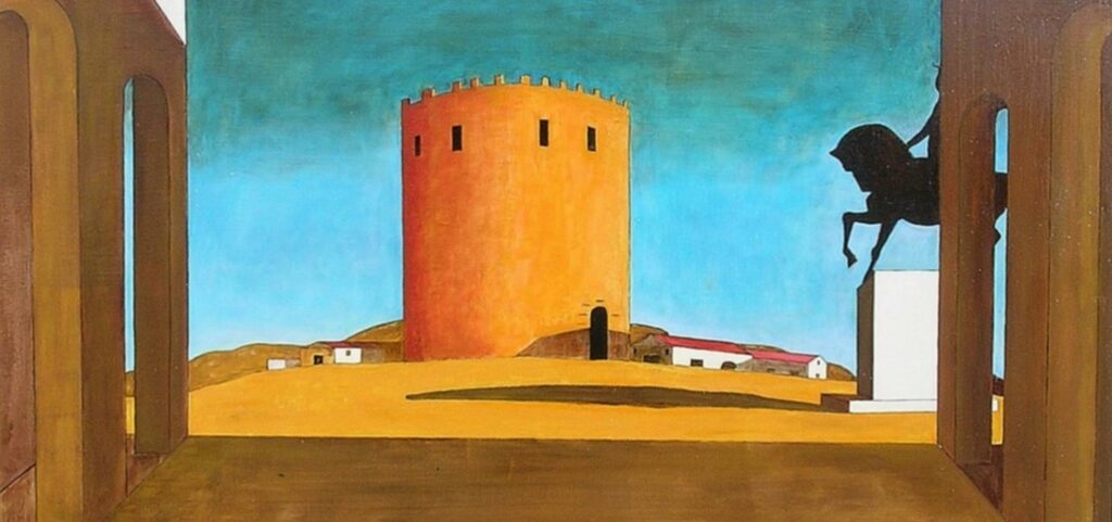 de chirico torre rossa