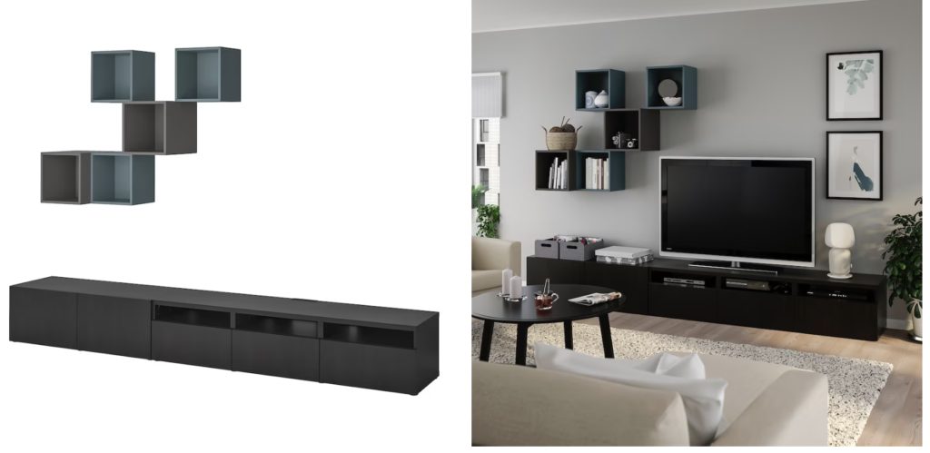 besta ikea soggiorno