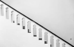 scala con corrimano