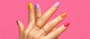 Manicure abbinata all'anello