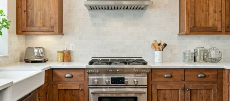 Cucine con mobili di recupero