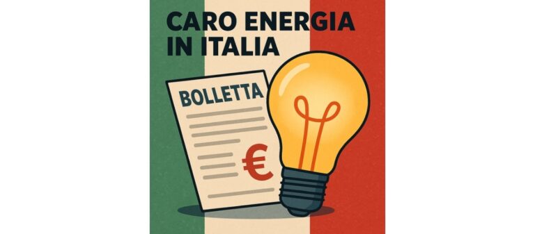 Caro energia elettrica in Italia