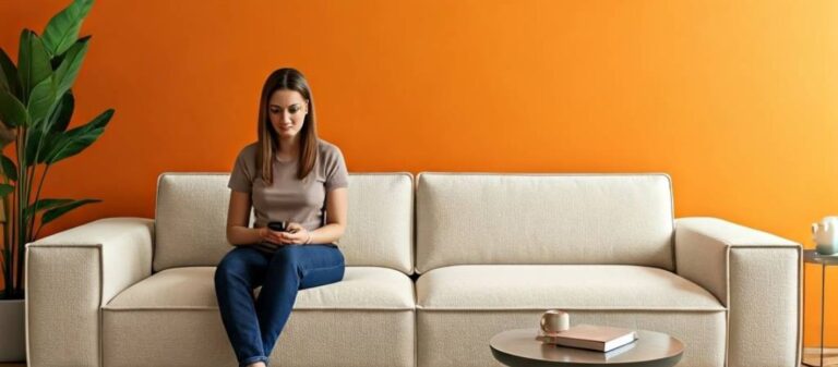 Tonalità di arancione per pareti