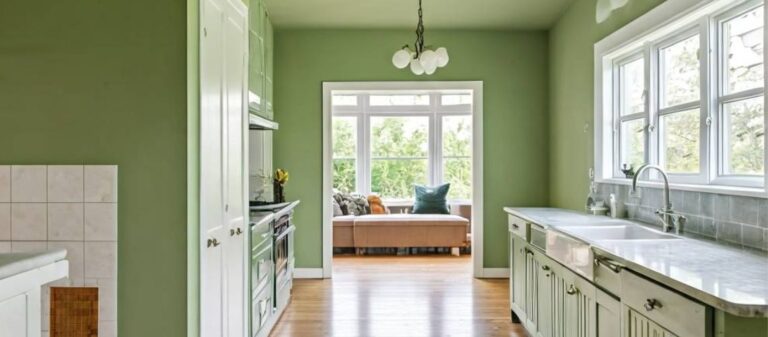 Tonalità di verde per pareti interne