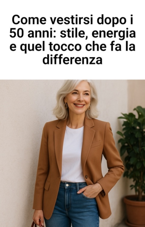 Come vestirsi dopo i 50 anni