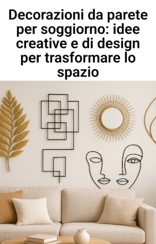 Decorazioni da parete per soggiorno