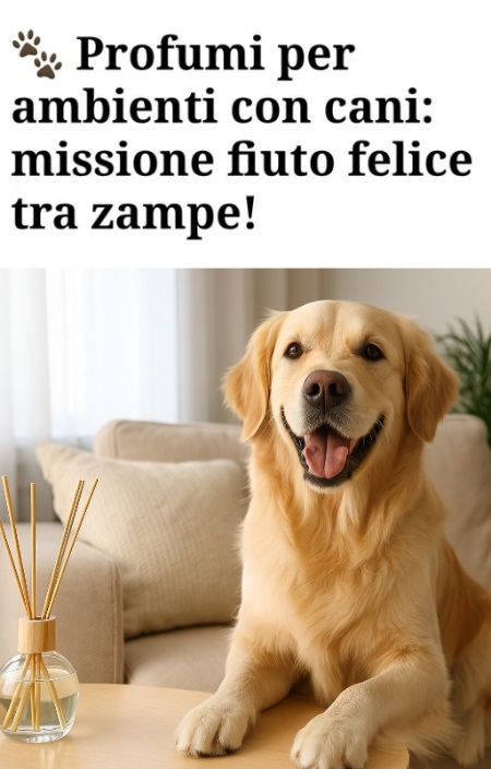 Profumi per ambienti con cani