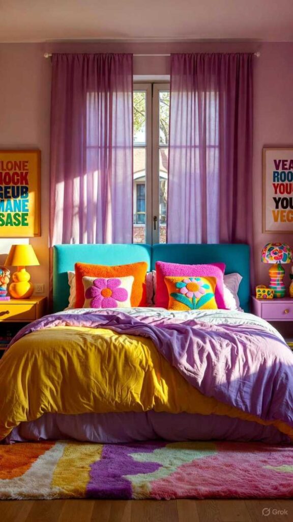 Camera da letto Arredamento dopamine