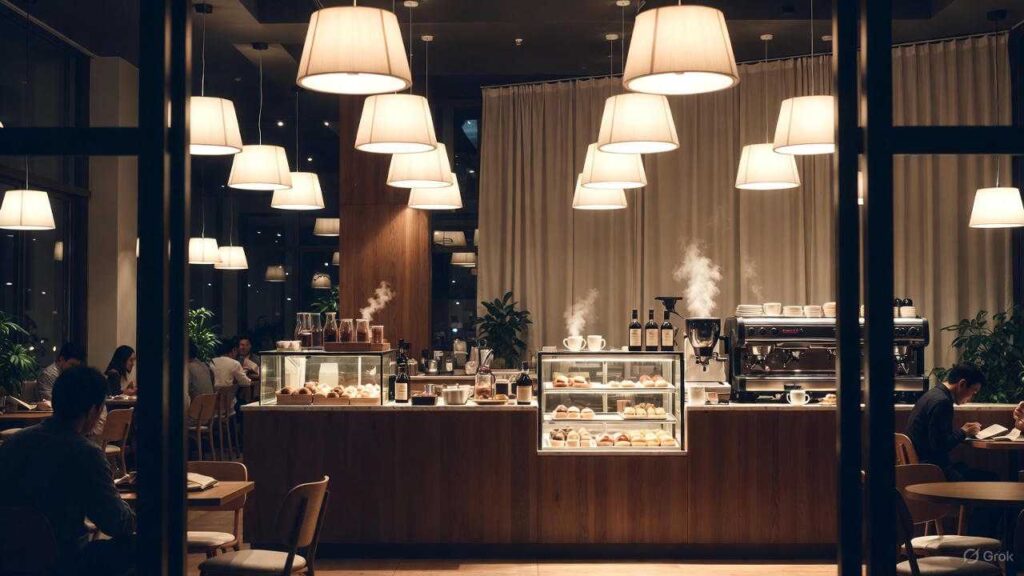 Design di interni caffetteria