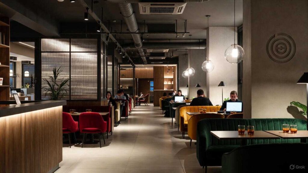 Design di interni caffetteria
