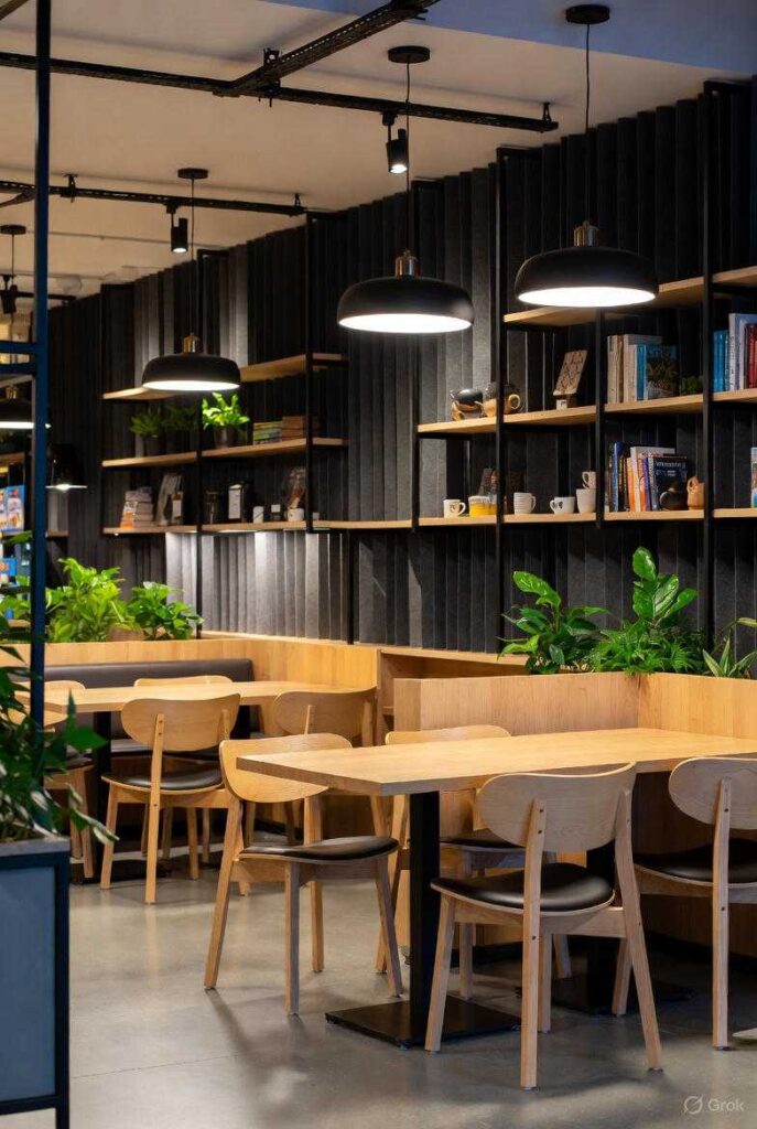 Design di interni caffetteria