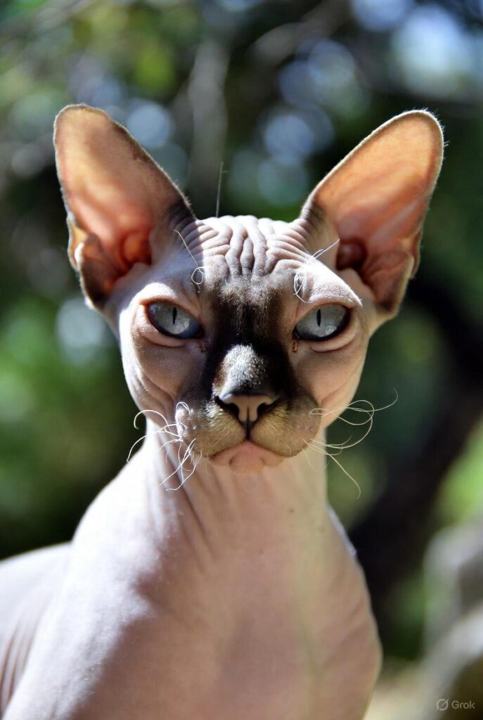 Gatto razza Sphynx
