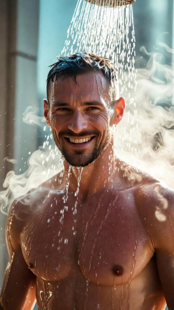 Metodo Wim Hof recensioni doccia fredda uomo sorridente energia