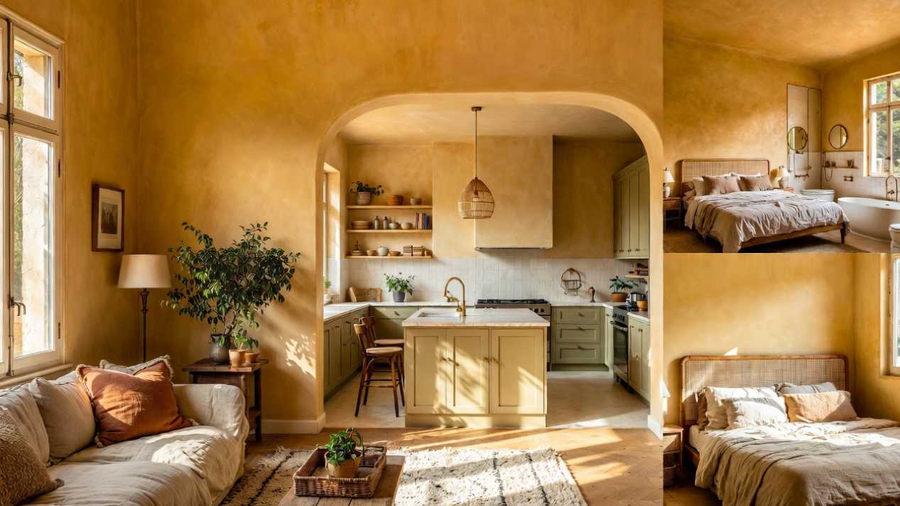 Color Senape Pareti: Il Trend che Ti Cambia Casa!