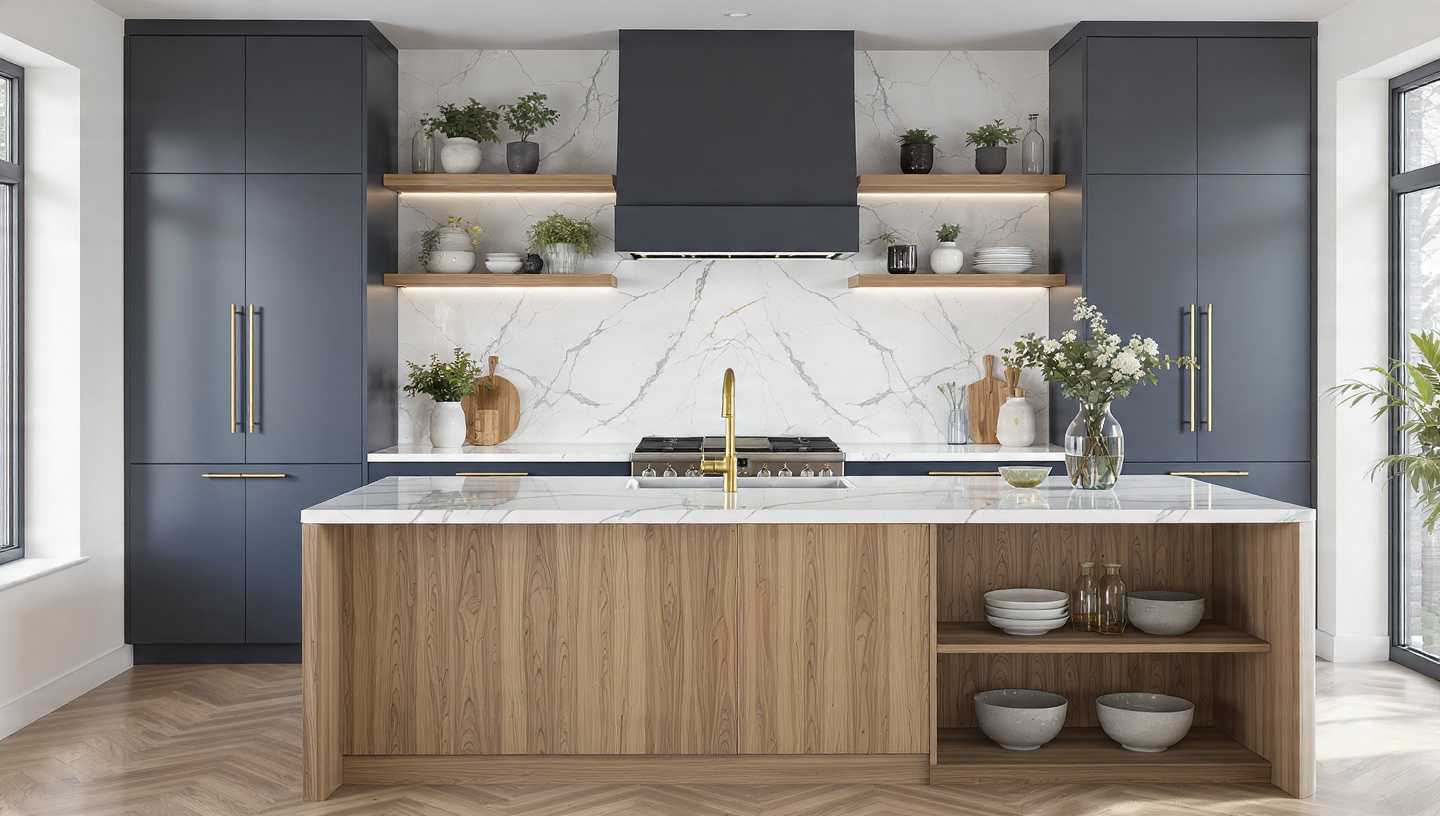 Blu in cucina: idee arredo moderne e abbinamenti