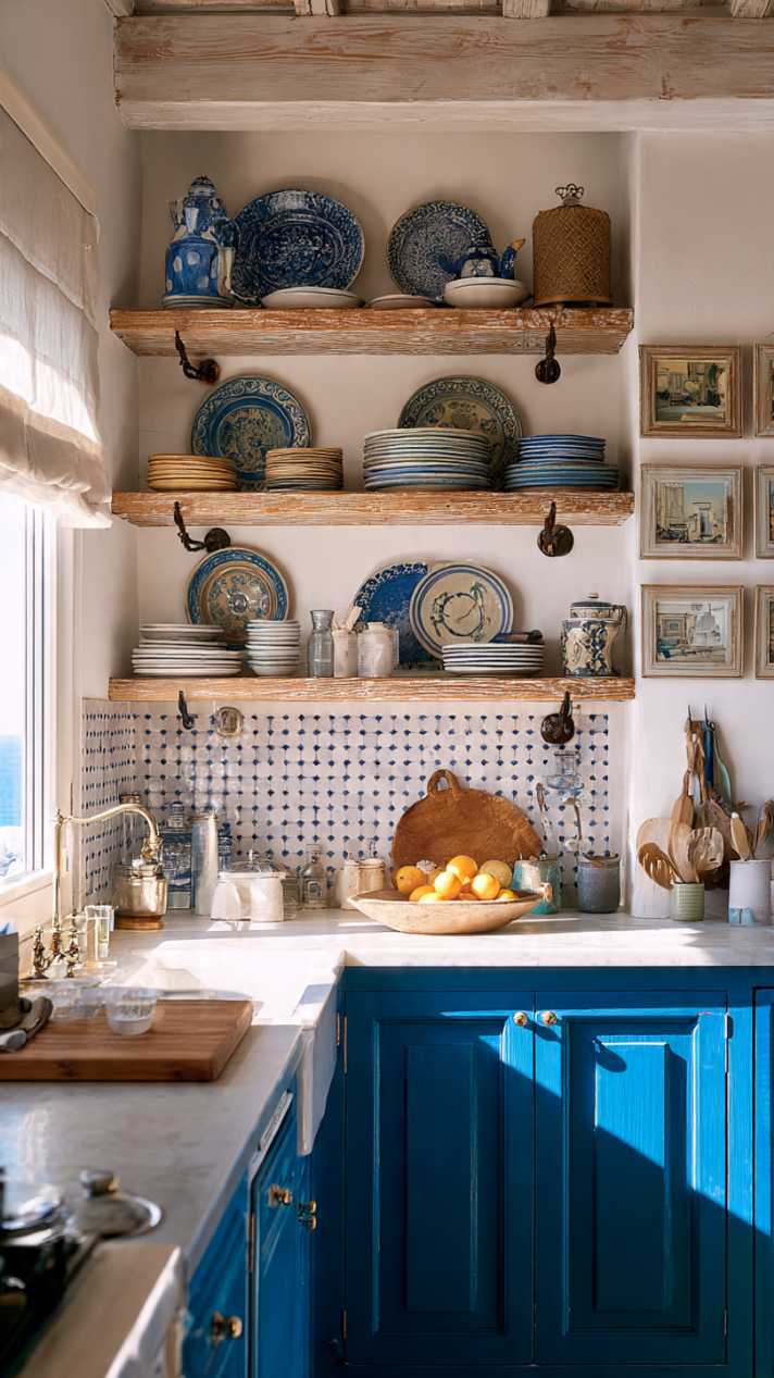 Blu in cucina: idee arredo moderne e abbinamenti