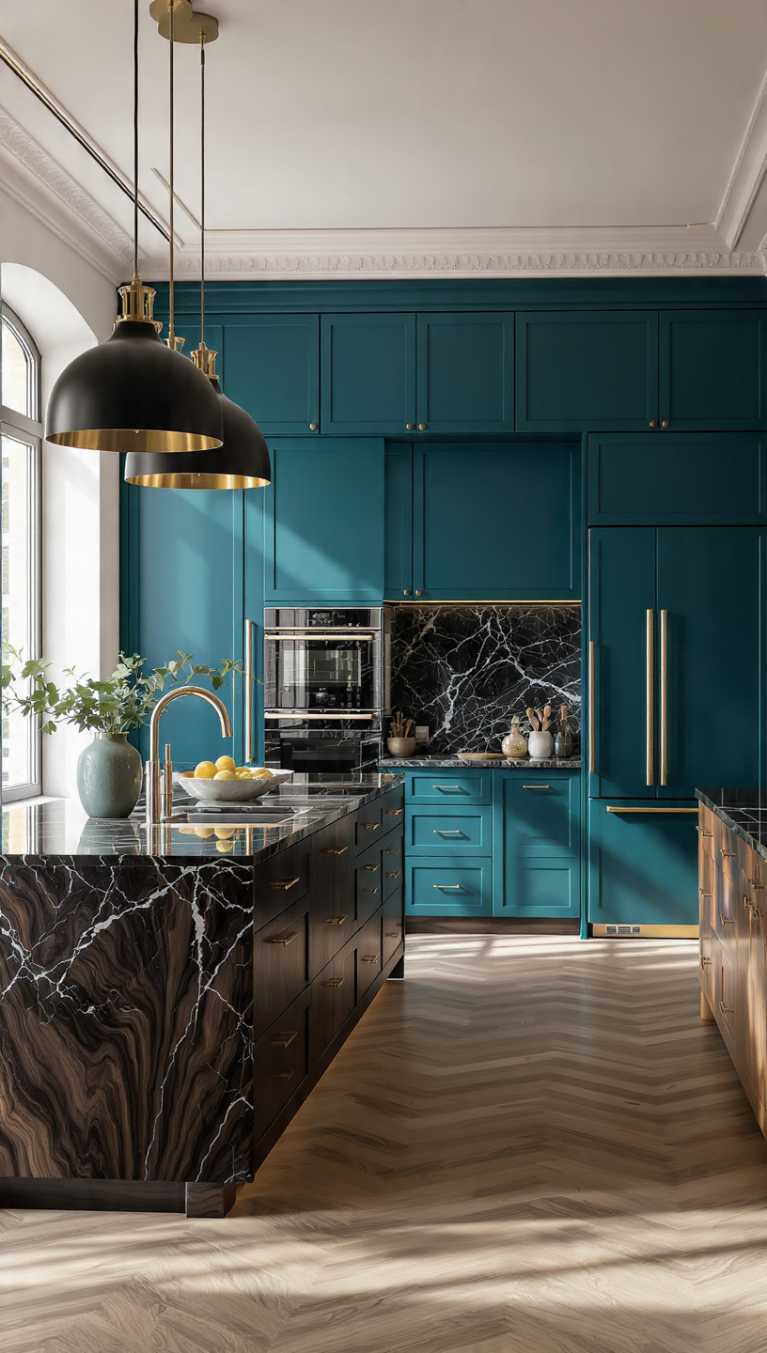 Blu in cucina: idee arredo moderne e abbinamenti