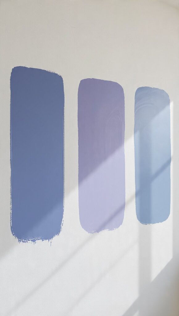 Parete color pervinca camera da letto confronto colore pervinca lavanda e blu